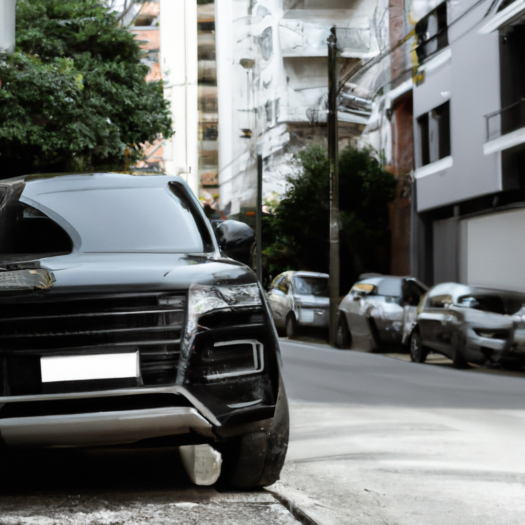 SUV de luxo preto em São Paulo